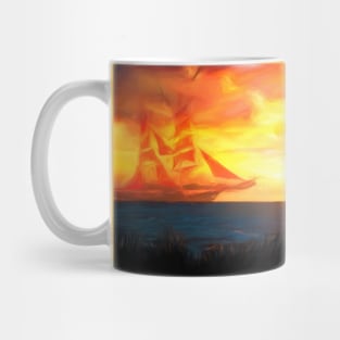 Fiery Sunset Mug